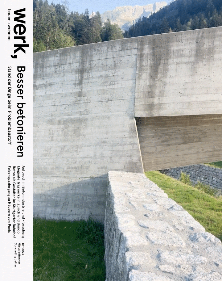 werk, bauen + wohnen 10–2026 «Besser betonieren»