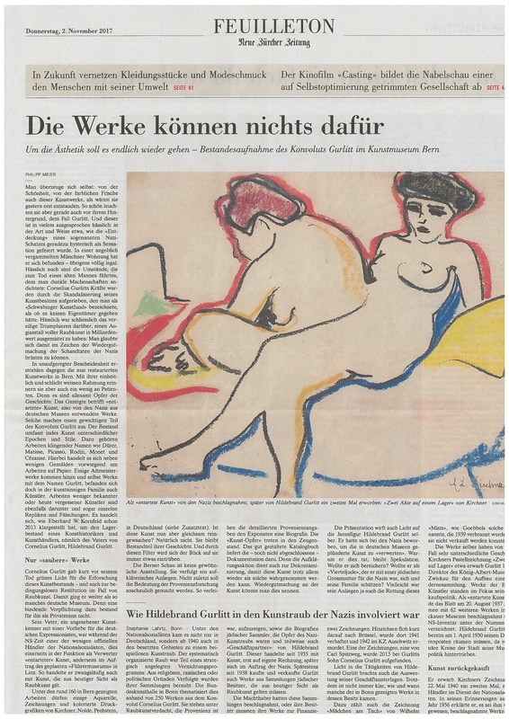 Kunstmuseum Bern – Werke wollen vollbracht werden