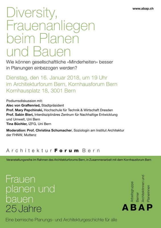 ABAP - Diversity, www.abap.ch Frauenanliegen beim Planen und Bauen