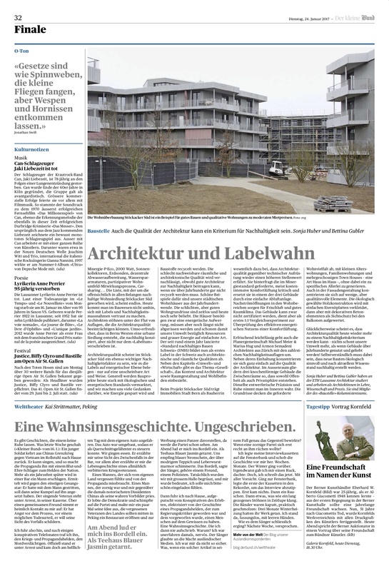 Architektur und Labelwahn