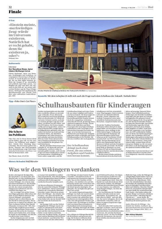 Schulhausbauten für Kinderaugen