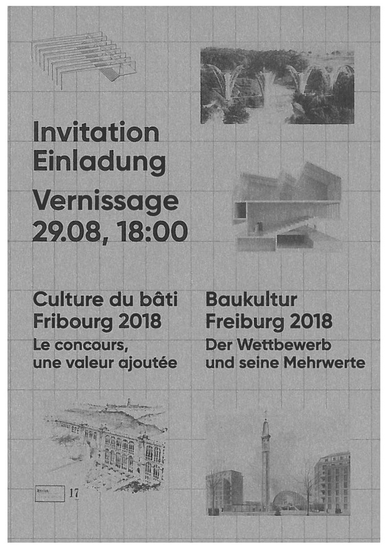 Baukultur Freiburg 2018 – Der Wettbewerb und seine Mehrwerte, Vernissage