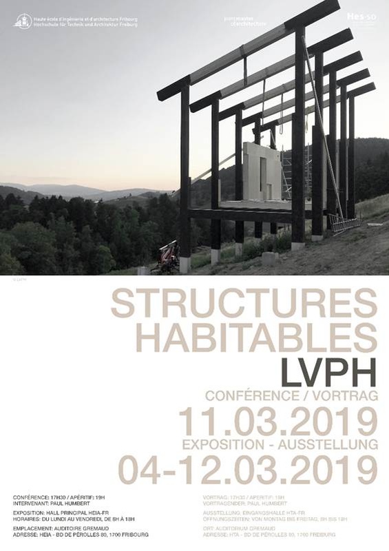 HEIA-FR – CONFÉRENCE DE LA FILIÈRE D'ARCHITECTURE - STRUCTURES HABITABLES, LVPH