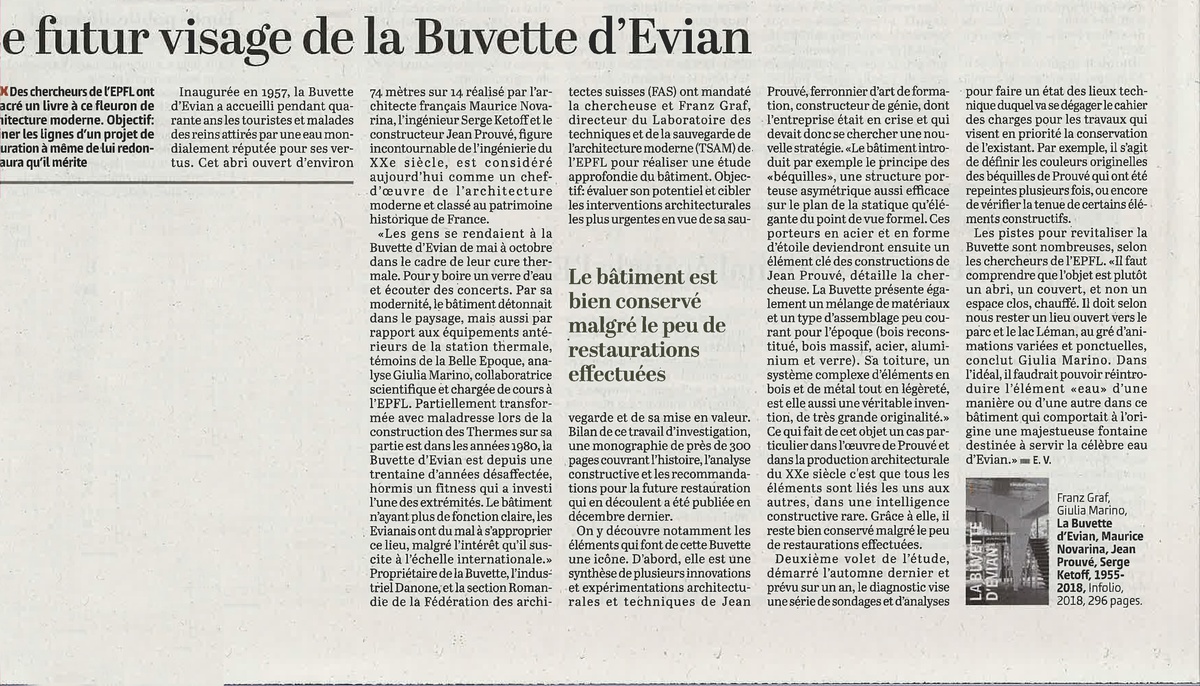 Le futur visage de la Buvette d’Evian