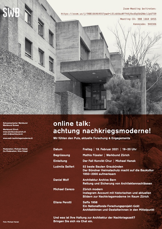 Online Talk zum Projekt des SWB