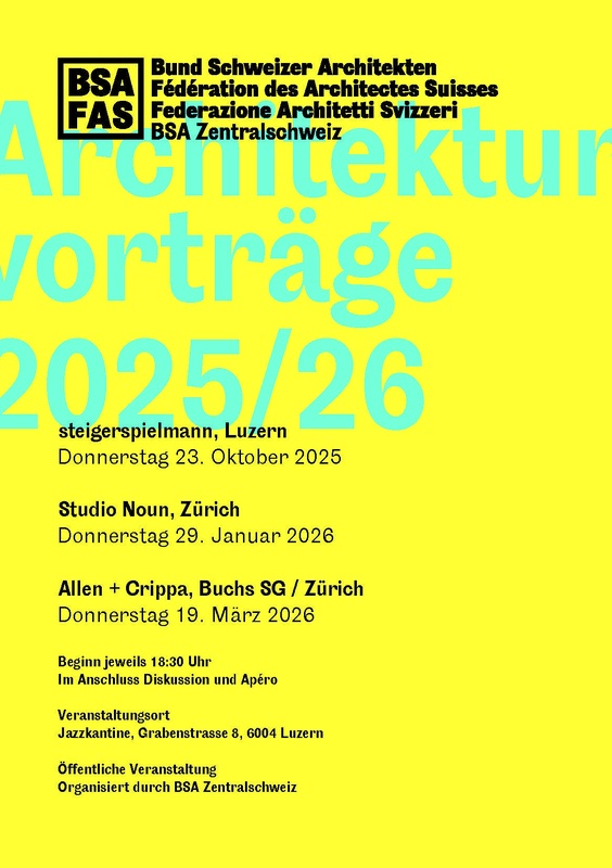Architekturvorträge 2025/26
