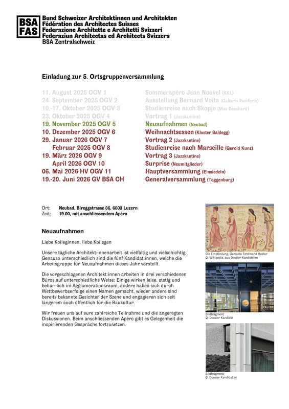 OGV 5 / Neuaufnahmen