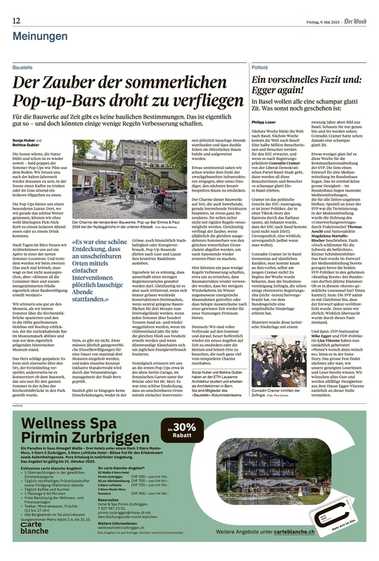 Der Zauber der sommerlichen Pop-up-Bars droht zu verfliegen