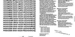 Zukuft erinnern. Suhr - Potenziale einer neuen Raumordnung