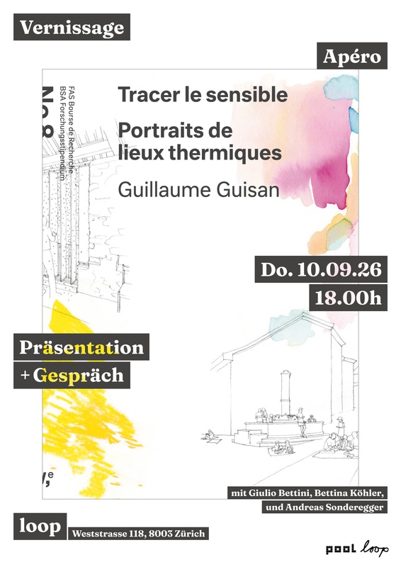 Bourse de recherche FAS 2024–2026 – Vernissage le 10.09.2026 au loop, Zurich